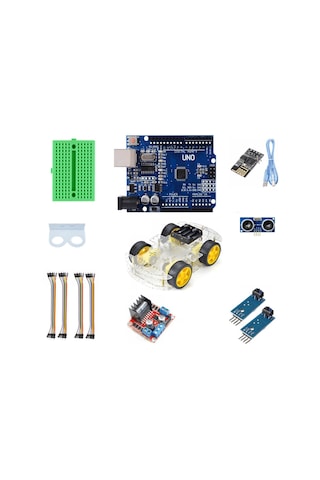 Emes Robotik 4Wd Wifi Engelden Kaçan Çizgi Takip Eden Araç Seti N11.2254