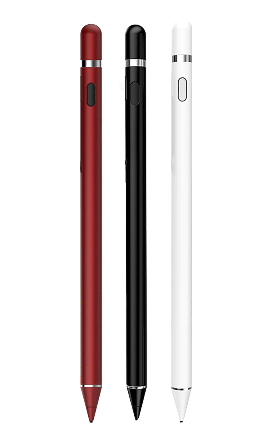 Moveevo Siyah Aktif Kapasitif Kalem - İpad, Telefon, Tablet Uyumlu - Çizim, Dokunmatik Ekran İçin Evrensel Stili