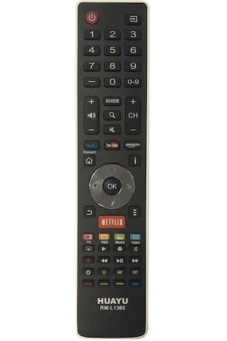 Hisense Rm-L1365 Lcd-Led Tv Kumanda