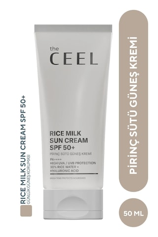 Pirinç Sütü Güneş Kremi Spf 50+ Yüksek Koruma & Nem Destekli Pirinç Suyu, Hyaluronik Asit 50 Ml