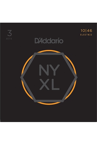 D'addario Nyxl1046-3P Regular Light Nyxl Nickel Wound Multi-Pack