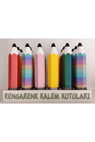 Kalemkutu-standı Çok  Renkli