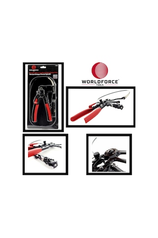 Worldforce Hortum Kelepçe Pensesi Spiralli 18-54Mm Profesyonel N11.893