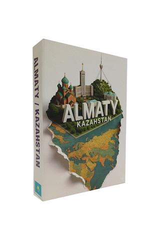 2026 -768 Almaty Dekoratif Kitap Kutusu