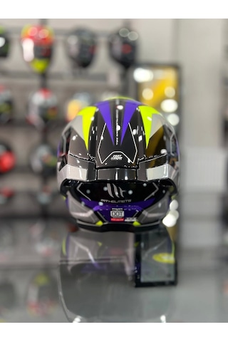 Mt Thunder 4 Sv Valıant B2 Kapalı Kask Şeffaf Vizör Mor