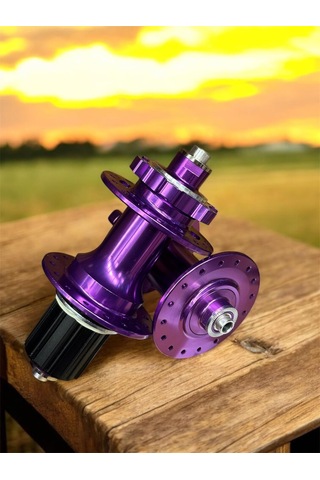 Forte Gt Xbyc 680 Bisiklet Hub Sesli Ön Arka Kaset Göbek Seti 32 Delik 6 Vida Qr Mandal Mor
