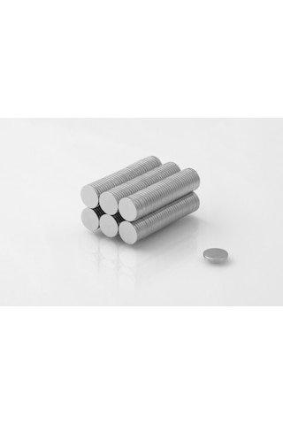 Neodyum Mıknatıs D10X1 Mm 100 Adet Ince Silindirik Güçlü Magnet