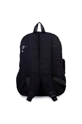 Nas Bag Unisex Büyük Boy Sırt Çantası Çok Gözlü Okul Çantası Siyah Siyah