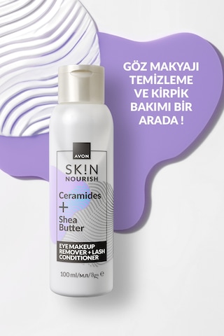 Avon Skin Besleyici Göz Makyajı Temizleyici Kirpik Bakım Kremi 100 ML