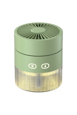 Om008 Masaüstü Katlanabilir Sprey Usb Su Soğutma Fan Yeşil Uıo2w5 Yeşil