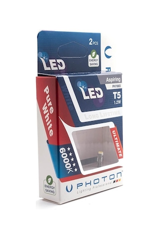 Photon T5 12 24V 1.2W Canbus 3'Lü Ph7003 Led