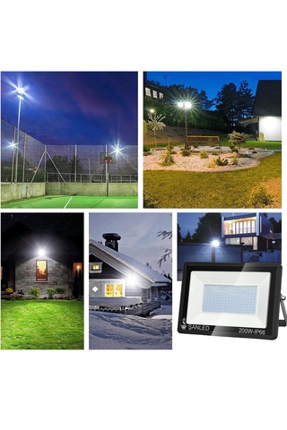 200w 22.000 Lümen 6500k Beyaz Işık Smd Led Projektör-10 Adet