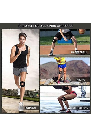 Patellar Tendon İçin Sabitleyicili Dizlik, Erkekler, Kadınlar, Yaralanmalar, Koşu, Spor Ve Fitness İçin Ayarlanabilir Diz Destekli Sıkıştırma Kayışı Gri Sm