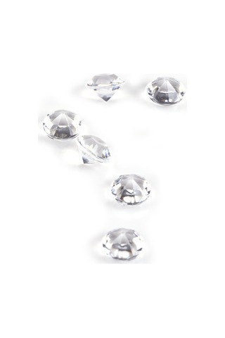 Springsun 500 Adet 10mm Şeffaf Akrilik Taş, Parlak Dekorasyon Ve El Yapımı Sanat Projeleri İçin Dıy Taşları