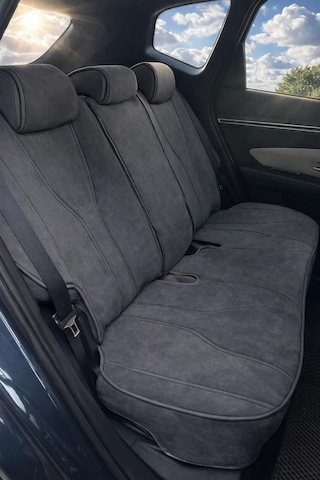 Bod Hyundai Tucson 2021-sonrası Koltuk Kılıfı Araca Özel Airbag Uyumlu Koltuk Koruyucu Luvi Serisi Fume