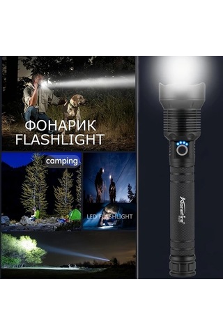Xuweiwei Alonefire 4000 Lümen Zoomlu H007 Batarya Yok Usb Şarj Edilebilir Led Fener Kamp Yürüyüş Taktik 18650 26650 Pil Altın