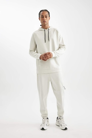 DeFactoFit Standart Fit Kapüşonlu Cepli Skuba Dalgıç Kumaş Sporcu Sweatshirt D1950AX24AUBG721