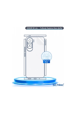 Honor 90 Lite Uyumlu Fullbody Arka Kaplama Hidrojel Koruyucu Film 09996545