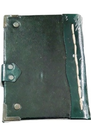 El Yapımı Deri Defter 12 x17 CM 150 Yaprak