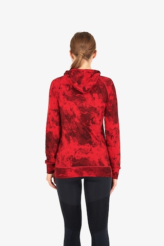 Blackspade 6194 Termal Kapüşonlu Kadın Kırmızı Sweatshirt Kırmızı