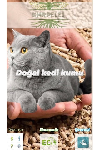 Pelet Yakıt & Kedi Kumu 15 Kg Saf Çam