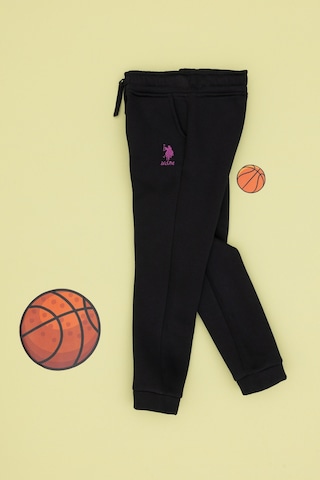 U.s. Polo Assn. Kız Çocuk Siyah Eşofman Altı 50316914-vr046 Siyah