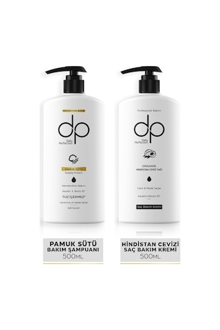 Dp Daily Perfection Şampuan Pamuk Sütü 500 ML & Saç Kremi Hindistan Cevizi 500 ML