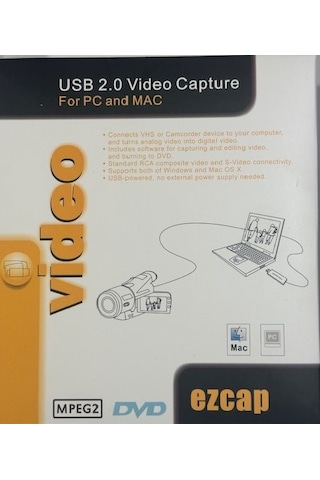 Apple Uyumlu MacBook Usb Video Capture Kamera Kayıt Cihazı