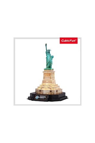 Özgürlük Heykeli 3d Puzzle Led Işıklı L536h
