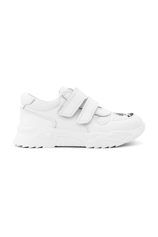 Rakerplus Tbons Özel Tasarım Hakiki Deri Beyaz Kız Çocuk Sneakers Ayakkabı Beyaz
