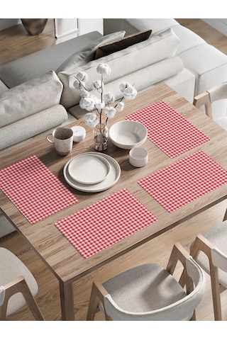 Joyarty "ıtaliya Tarzı" Servis Yerleri 30x46 Cm 135706234 Kırmızı