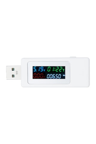 Reedark Usb Test Cihazı - Hızlı Şarj Voltaj Akım Ölçer 4-30v/6.5a Lcd Ekranlı