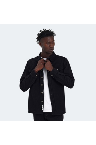 The Crow PETER Erkek Siyah Gömlek