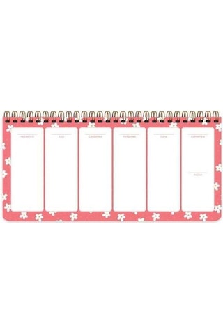 Keskin Color Spiralli Planner Minik Papatya 13x27 Cm Spiralli Haftalık Planlayıcı