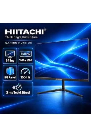 Hitachi Q24htw 24" 3 Ms Full Hd Ips 165 Hz Oyuncu Monitörü