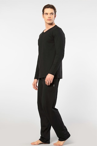 Cacharel Erkek Uzun Kollu Modal Pijama Takımı 2237/siyah Siyah