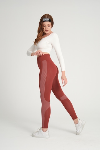 Wind Kiremit Kalçası Büzgülü Push Up Tayt