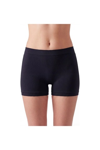 Terrien Özel Üretim Pratik Giyim İz Yapmayan Toparlayıcı Kadın Dikişsiz Seamless Boxer 3'lü Paket Siyah Siyah-3