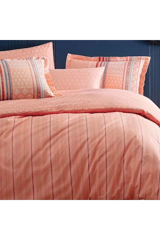 Yataş Bedding Pamena Ranforce Tek Kişilik Nevresim Seti - Somon