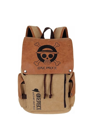 Tenfowee Su Geçirmez Ve Hafif Okul Çantası: Laptop Ve Kamp Malzemeleri İçin Geniş Cepli One Piece Luffy Sırt Çantası Çok Renkli