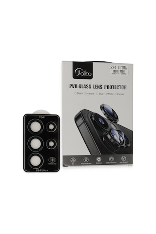 Joko Samsung Galaxy Uyumlu S24 Ultra Pvd Metal Kamera Lens - Siyah