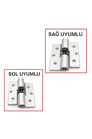 Ayrıntıshop Wc Laminat Kabin Alüminyum Kapı Sıfır Menteşe Sol