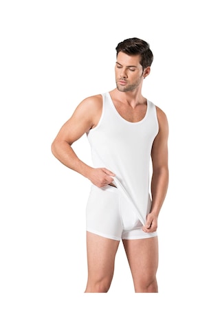 Pierre Cardin Erkek Stretch Atlet Boxer Takım 3 Adet Beyaz
