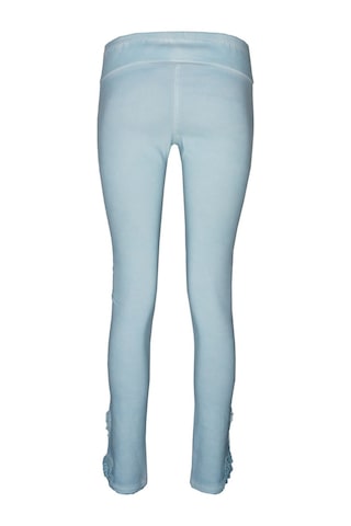 BULALGİY Kadın Açık Mavi Skinny Dantel Pantolon - BGA168728