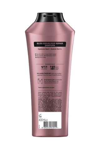 Gliss Serum Deep Repair Şampuan 400 Ml + Sıvı Saç Kremi 200 Ml set-hnkl-5149-6058