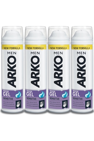 Arko Men Sensitive Tıraş Jeli 4 x 200 ML