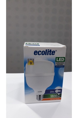 Ecolite 20W E27 Gün Işığı Sarı Işık Jumbo Led Ampul