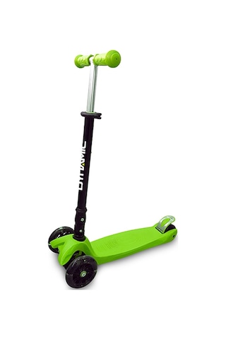 Dynamic Capri 3 Teker Katlanabilir Işıklı Scooter - Yeşil