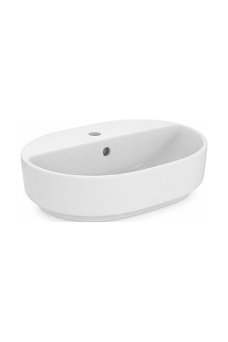 Ideal İ.life O Tezgah Üstü Oval Lavabo 55 Cm White Beyaz