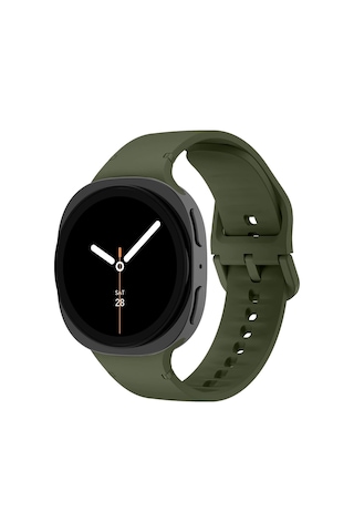 Samsung Galaxy Uyumlu Watch 8 40mm 44mm Classic 46mm Lansman 1-1 Kordon Spor Silikon Band